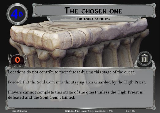 The Temple of
                    Melkor - Quest card